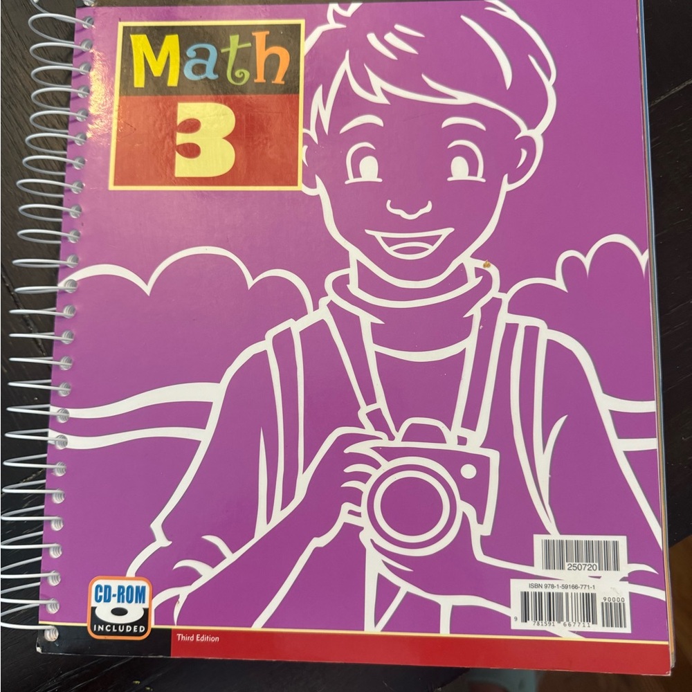 Bob Jones Math 3 Teacher’s Edition